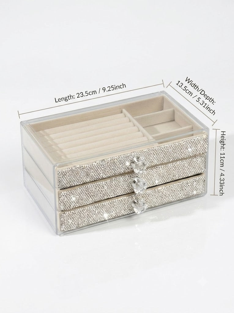 Diamanté Jewellery Organiser