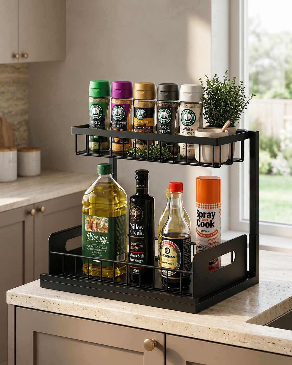 2-Tier Pull-Out Organiser