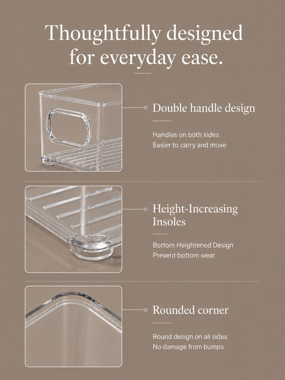 Clear Acrylic Multi-Purpose Storage Organiser