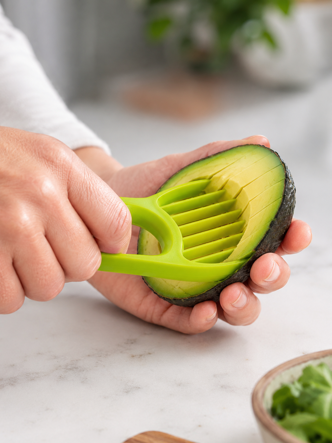 2-Piece Avocado Slicer & Storage Keeper Set
