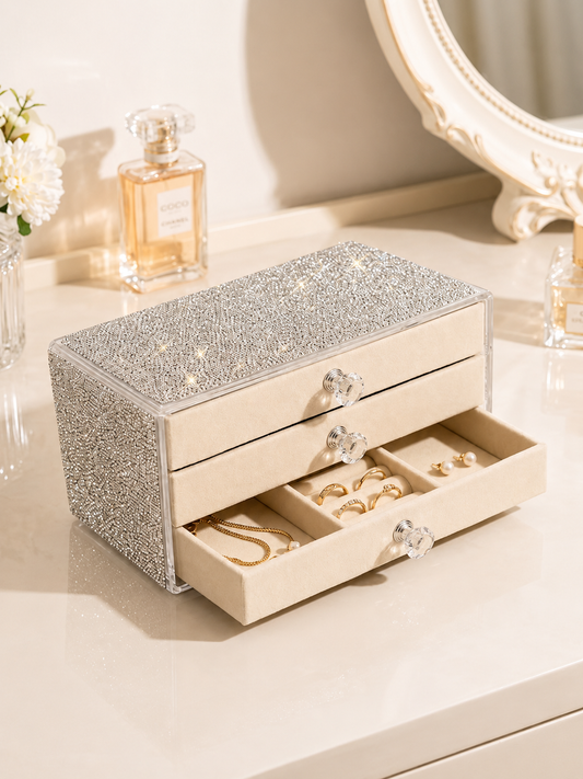 Diamanté Jewellery Organiser