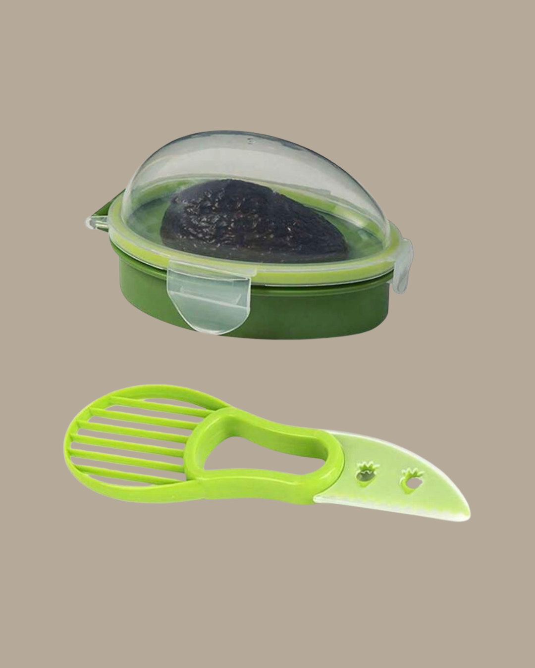 2-Piece Avocado Slicer & Storage Keeper Set