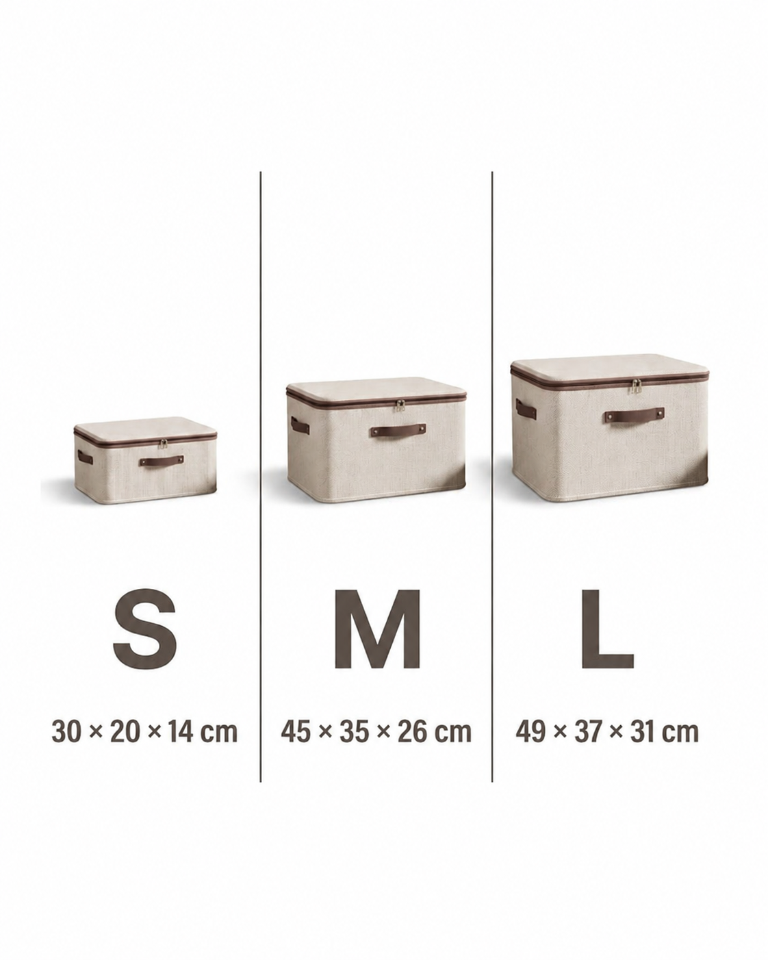 Premium Foldable Wardrobe Storage Box with Lid