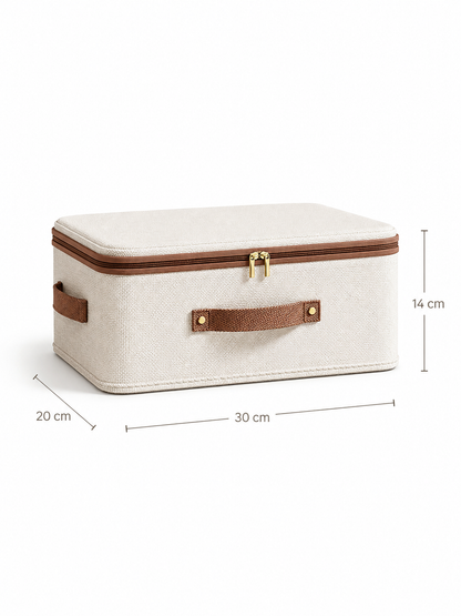 Premium Foldable Wardrobe Storage Box with Lid