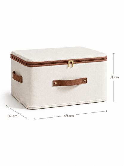 Premium Foldable Wardrobe Storage Box with Lid